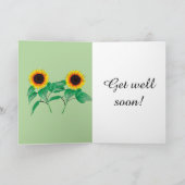 ひまわり早くカードが届く カード (内部)