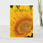 ひまわり早く治る カード (正面)