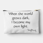 ひまわり明るいフローラピクセルアート アクセサリーポーチ (裏面)