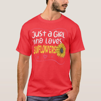 ひまわり春庭師 – 愛する女の子 Tシャツ