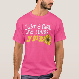 ひまわり春庭師 – 愛する女の子 Tシャツ