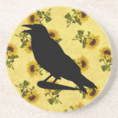 ひまわり時のカラス コースター (正面)