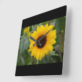 ひまわり時計 スクエア壁時計 (傾斜)