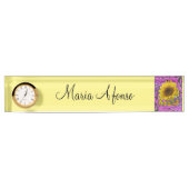 ひまわり机用ネームプレート デスクネームプレート (正面)