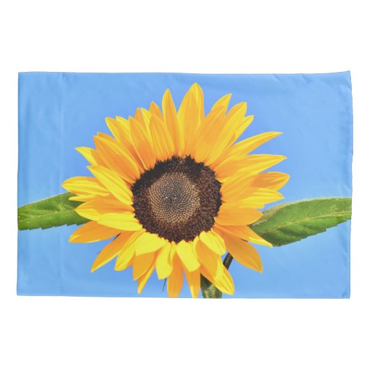 ひまわり枕ケース 枕カバー (裏面)