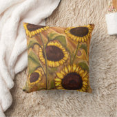 ひまわり枕サニーヒマワリピロー&デコール クッション (ブランケット)