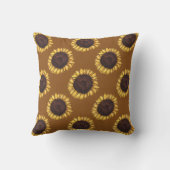 ひまわり枕サニーヒマワリピロー&デコール クッション (裏面)