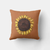 ひまわり枕サニーヒマワリピロー&デコール クッション (裏面)