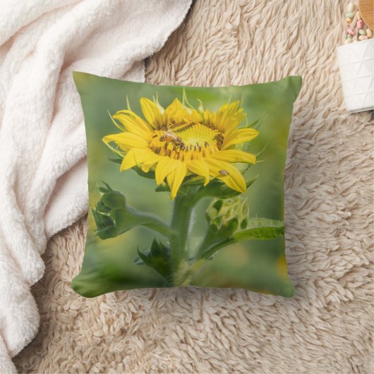 ひまわり枕 クッション (ブランケット)