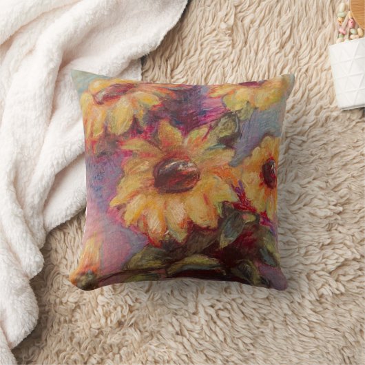 ひまわり枕 クッション (ブランケット)