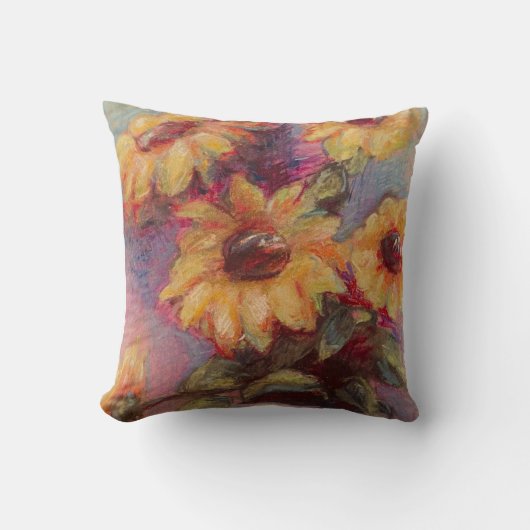 ひまわり枕 クッション (正面)