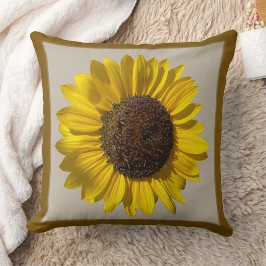 ひまわり枕 クッション (ブランケット)