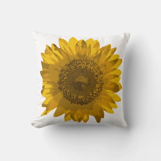 ひまわり枕 クッション (正面)