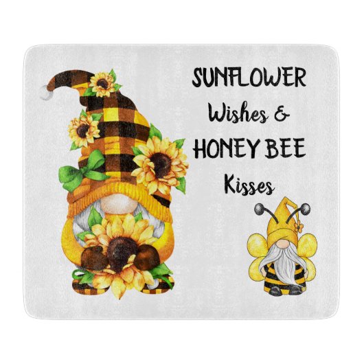 ひまわり格言 カッティングボード (正面)