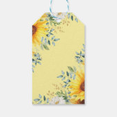 ひまわり森林森林動物ありがとう ギフトタグ (裏面)