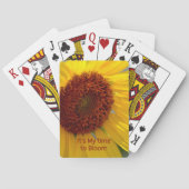 ひまわり植物性フローラカスタマイズ トランプ (裏面)
