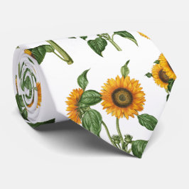 ひまわり植物性緑 ネクタイ