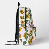 ひまわり植物観葉緑 プリントバックパック (左)