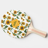 ひまわり植物観葉緑 卓球ラケット (横)