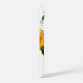ひまわり植物観葉緑 iPhone 15ケース (左側面)