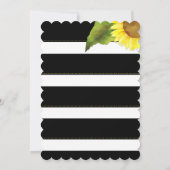 ひまわり植物退任お祝い 招待状 (裏面)