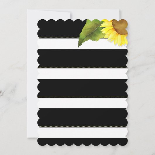 ひまわり植物退任お祝い 招待状 (裏面)