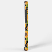 ひまわり模様おもしろいフローラ刺激 SAMSUNG GALAXYケース (右側面)