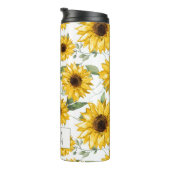 ひまわり模様アート タンブラー (回転右)