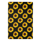 ひまわり模様プリントミニクリップボード ミニクリップボード (裏面)