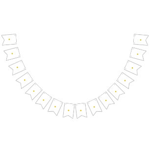 ひまわり模様   サマー鮮やかフローラデザイン バンティングフラッグ