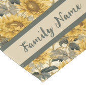 ひまわり模様 ショートテーブルランナー (コーナー)