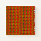 「ひまわり模様」スパイラルノート ノートブック (裏面)