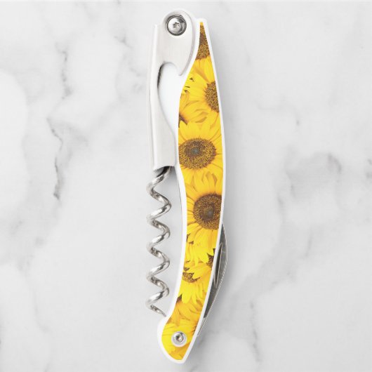 ひまわり模様 ソムリエナイフ (正面)