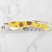 ひまわり模様 ソムリエナイフ (正面)