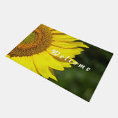 ひまわり模様 ドアマット (アングル)