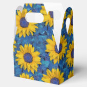 ひまわり模様 フェイバーボックス (オープン)