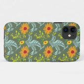ひまわり模様 Case-Mate iPhoneケース (裏面(横))