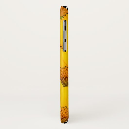 ひまわり模様 Case-Mate iPhoneケース (裏面/左)