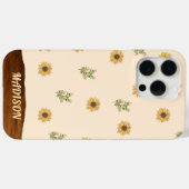 ひまわり模様 Case-Mate iPhoneケース (裏面 (横))