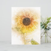 ひまわり水彩スクラップブッククラフト紙 (スタンド正面)