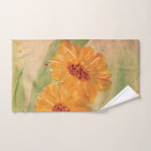 ひまわり水彩タオルセット バスタオルセット (ハンドタオル)