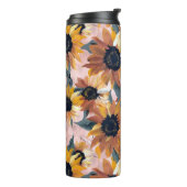 ひまわり水彩デザイン タンブラー (回転左)