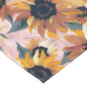 ひまわり水彩デザイン テーブルクロス (アングル)