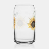 ひまわり水彩フローラブライダルシャワーカスタム ガラス缶 (右)