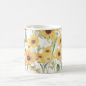 ひまわり水彩マグカップ コーヒーマグカップ (中央)