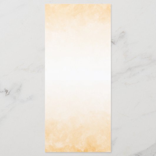 ひまわり水彩メニューカード メニュー (裏面)