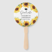 ひまわり水彩写真教室の卒業式 ハンドファン (正面)