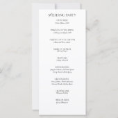 ひまわり水彩素朴結婚のフラットカード (裏面)