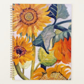 ひまわり水彩花芸術 プランナー手帳 (正面)