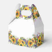 ひまわり水彩誕生日お願い箱 フェイバーボックス (裏面サイド)